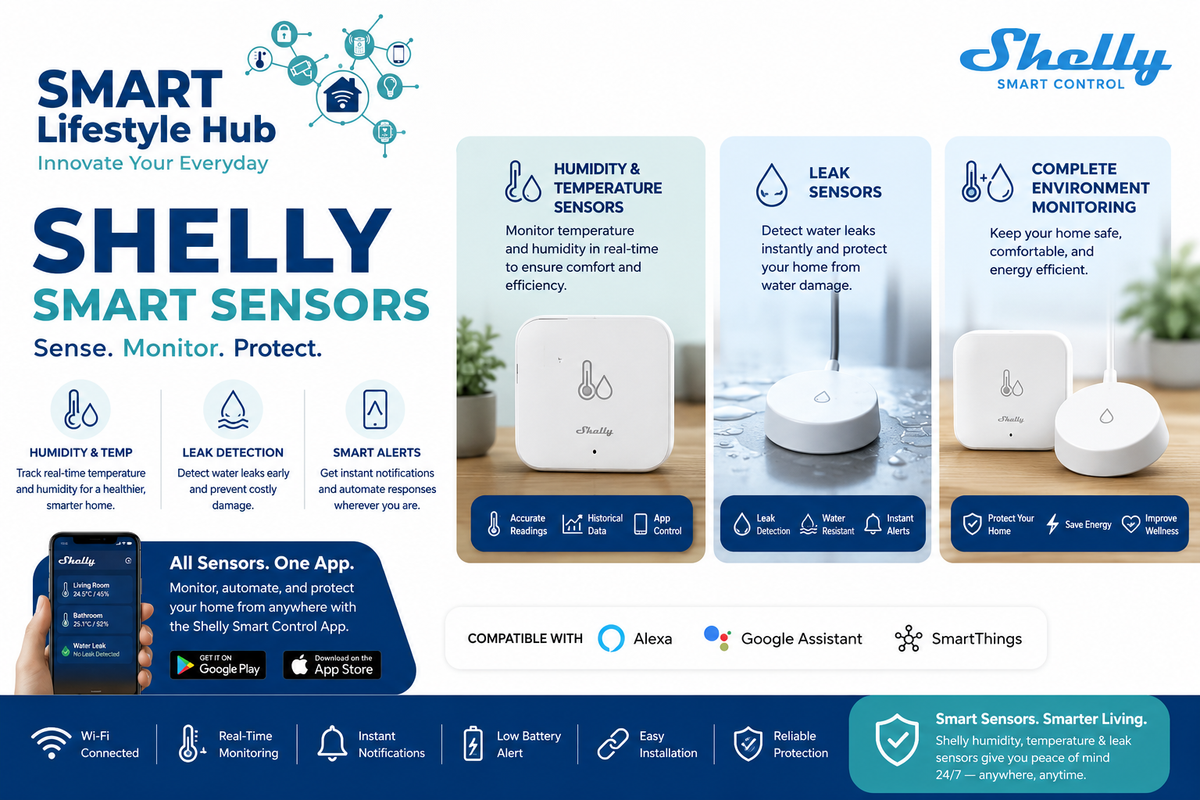 Humidity Temp Leak Sensors