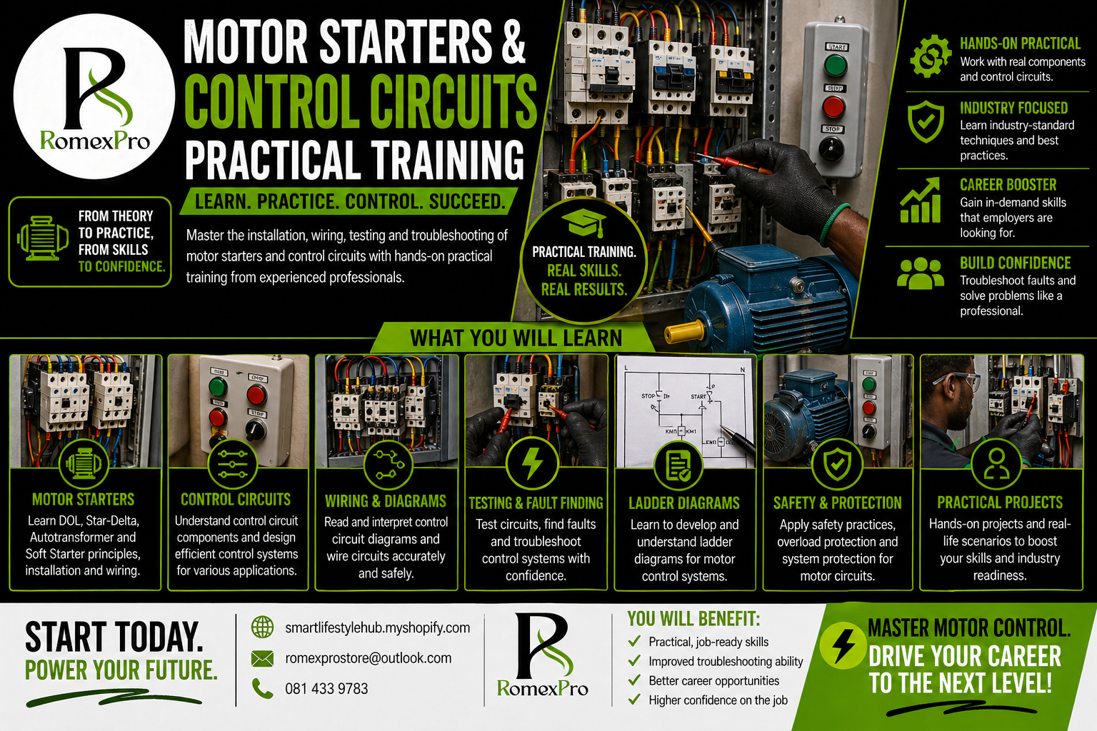 Motor Starters & Control Circuits Practical Training