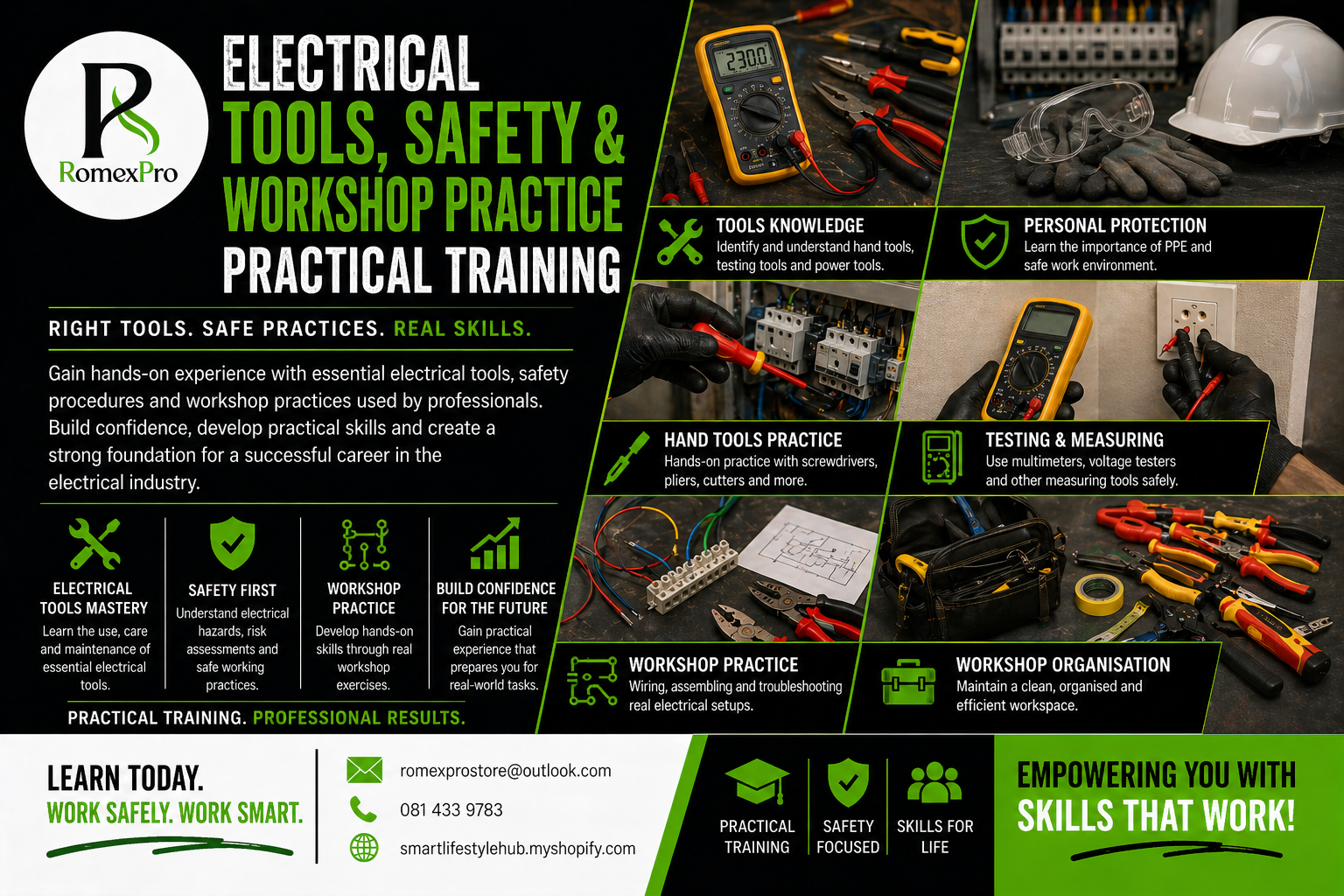 Electrical Tools, Safety & Workshop Practice Practical Training