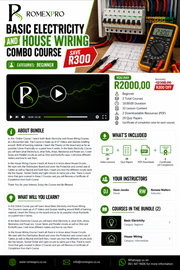 Basic Electricity and House Wiring Combo Course by RomexPro - Save R300