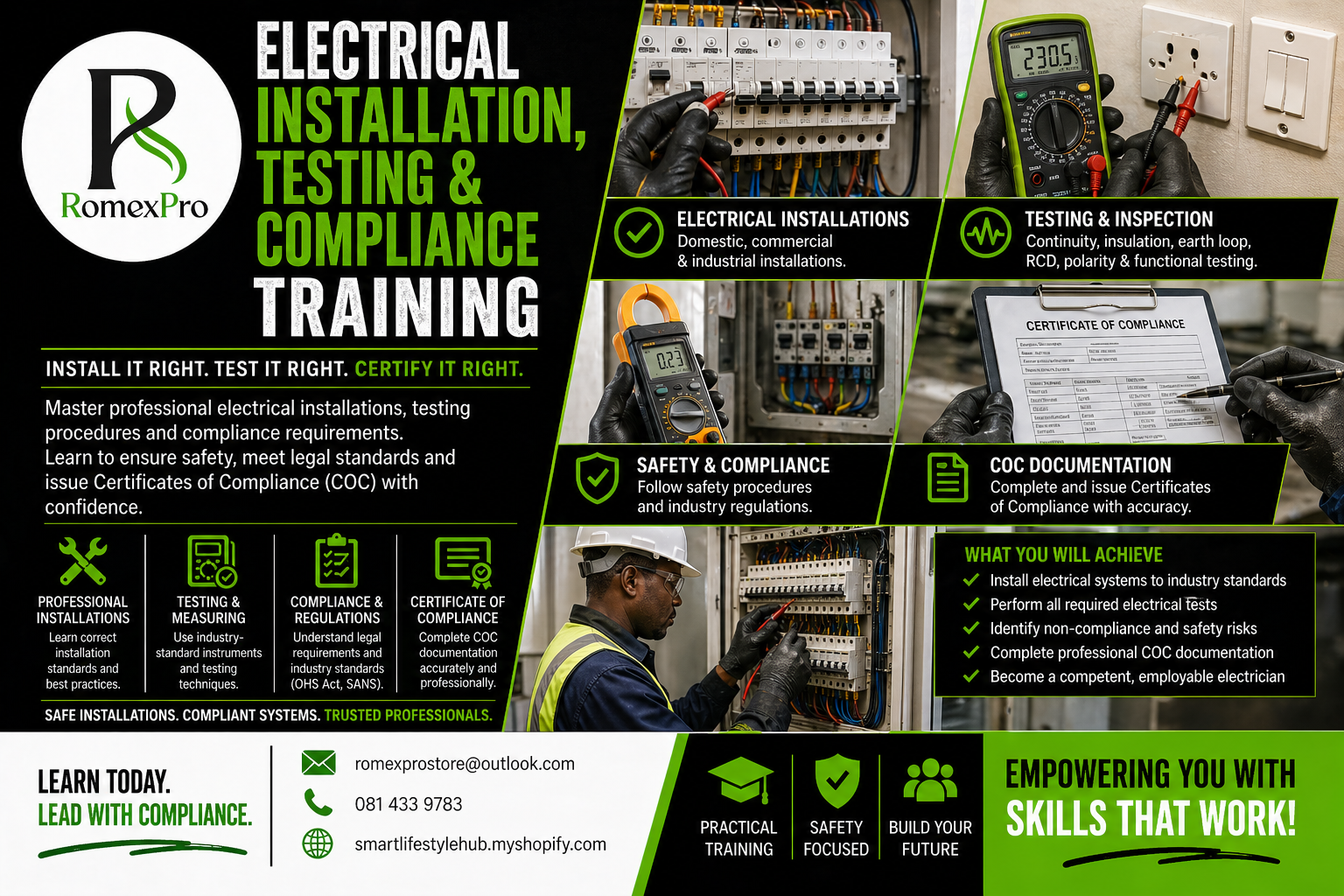 Electrical Installation Testing & Compliance Training