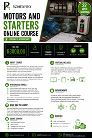 Motors and Starters Online Course by RomexPro - Intermediate Level