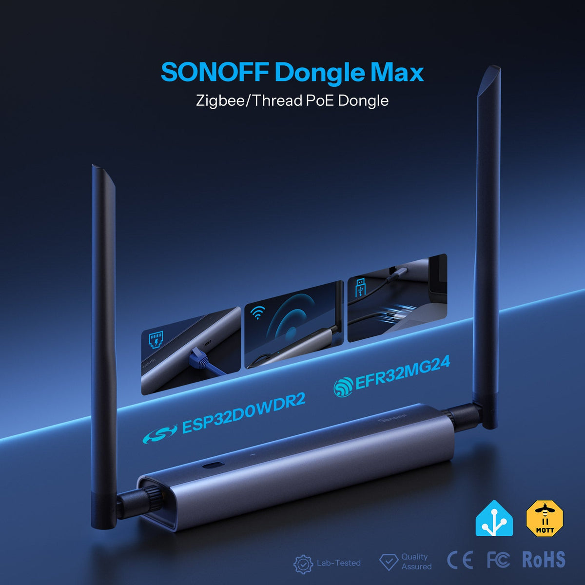 Sonoff Dongle Max Zigbee/Thread PoE Coordinator