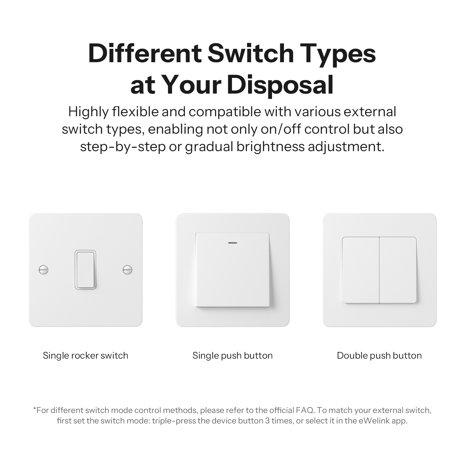 Sonoff Mini-DIM Matter WiFi Smart Dimmer Switch