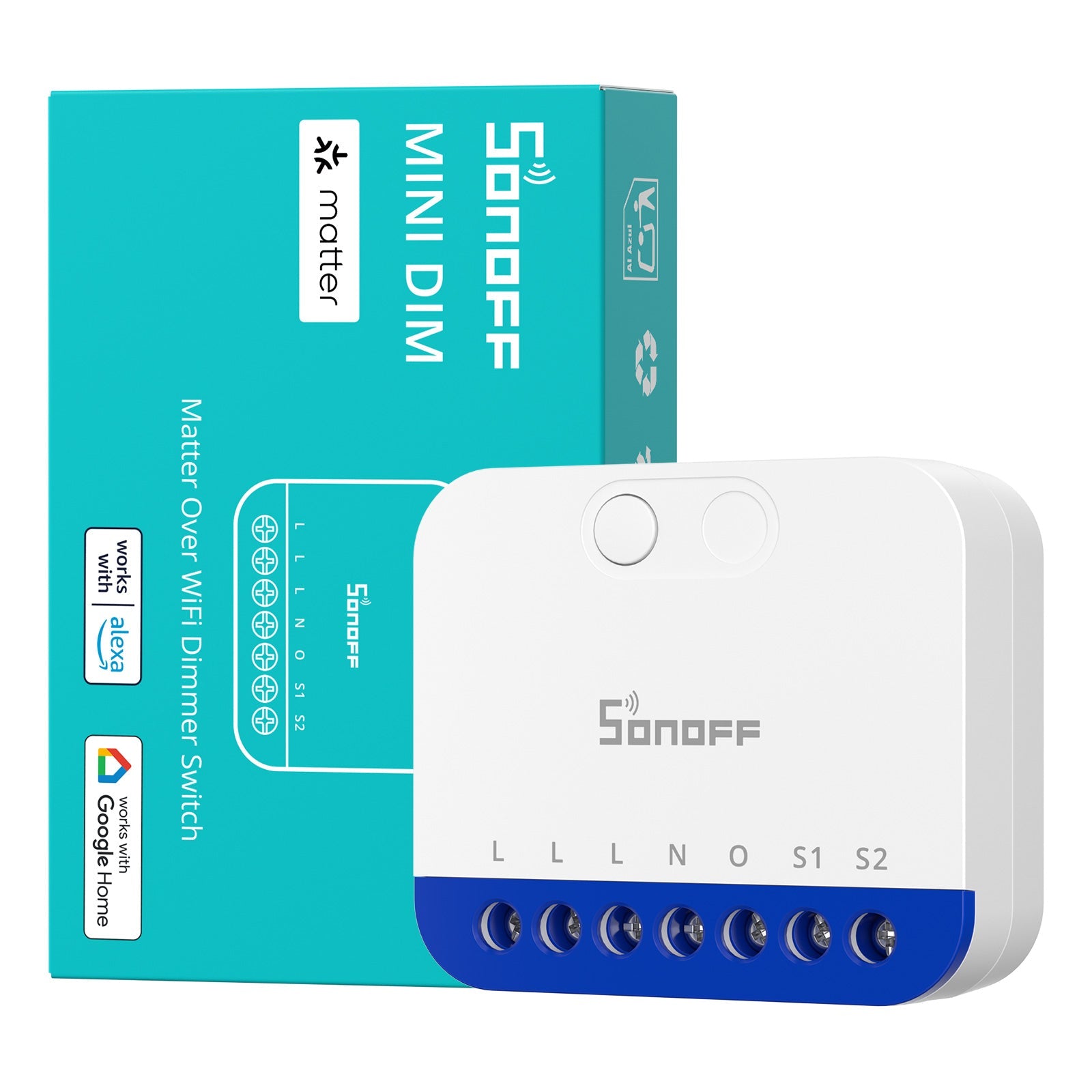 Sonoff Mini-DIM Matter WiFi Smart Dimmer Switch