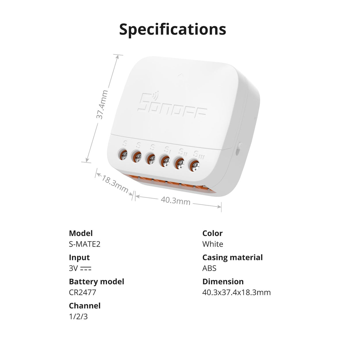 Sonoff S-MATE Extreme Switch Mate