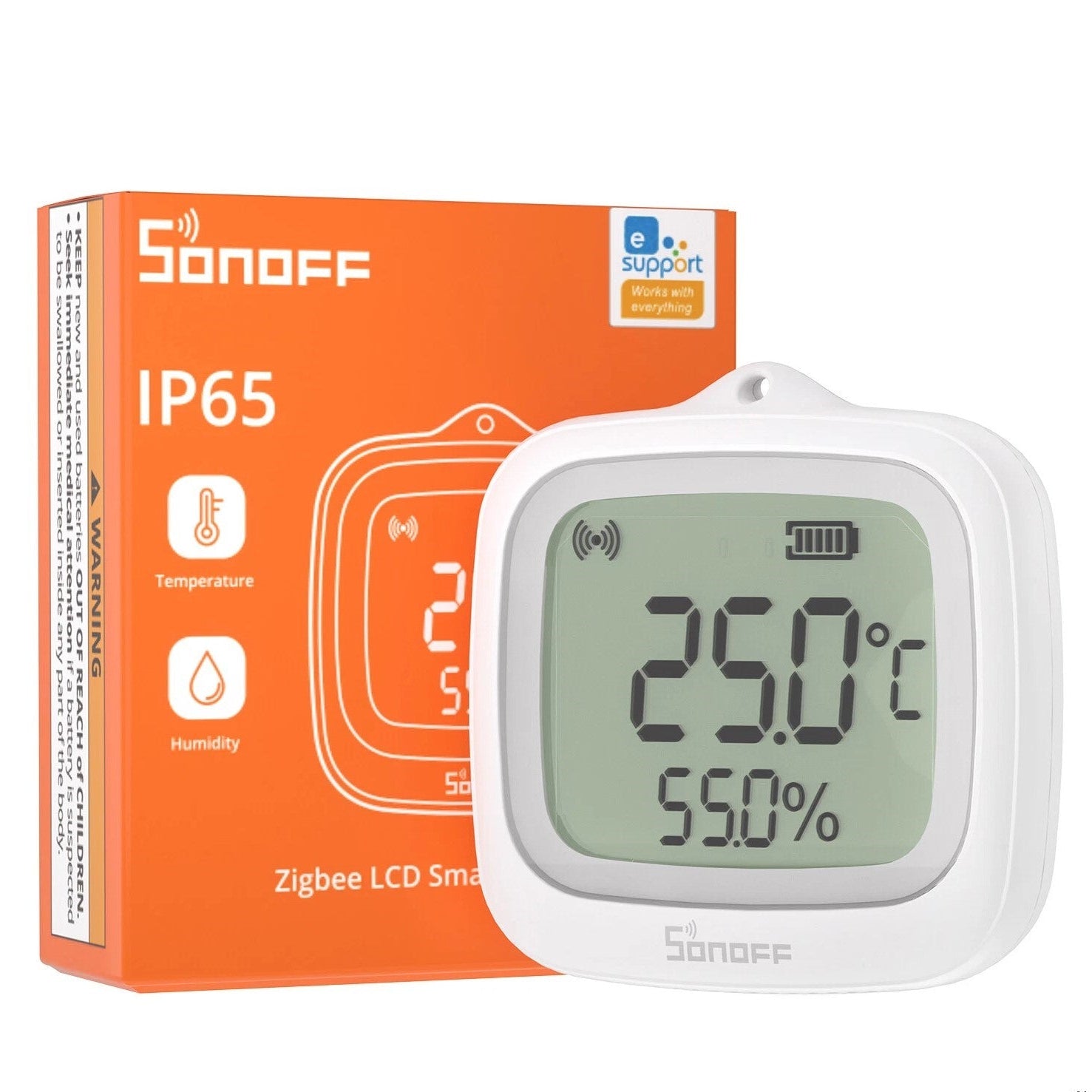 Sonoff SNZB-02WD IP65 Zigbee LCD Temperature & Humidity Sensor