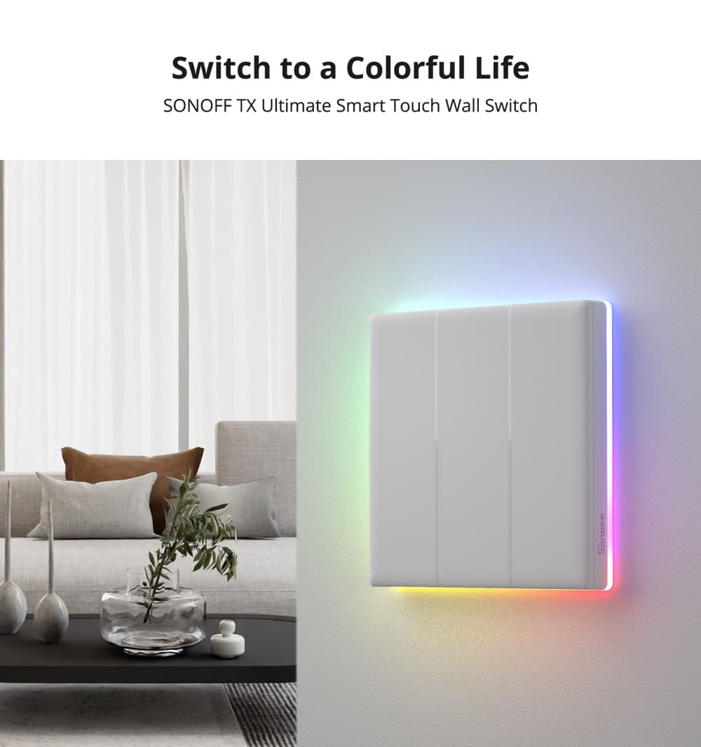 Sonoff TX Ultimate Smart Touch Wall Switch 3CH