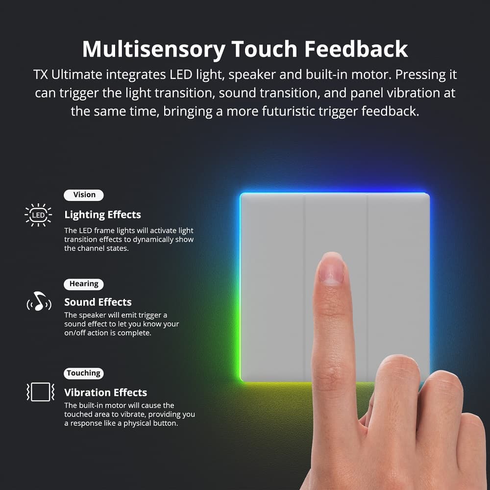 Sonoff TX Ultimate Smart Touch Wall Switch 3CH