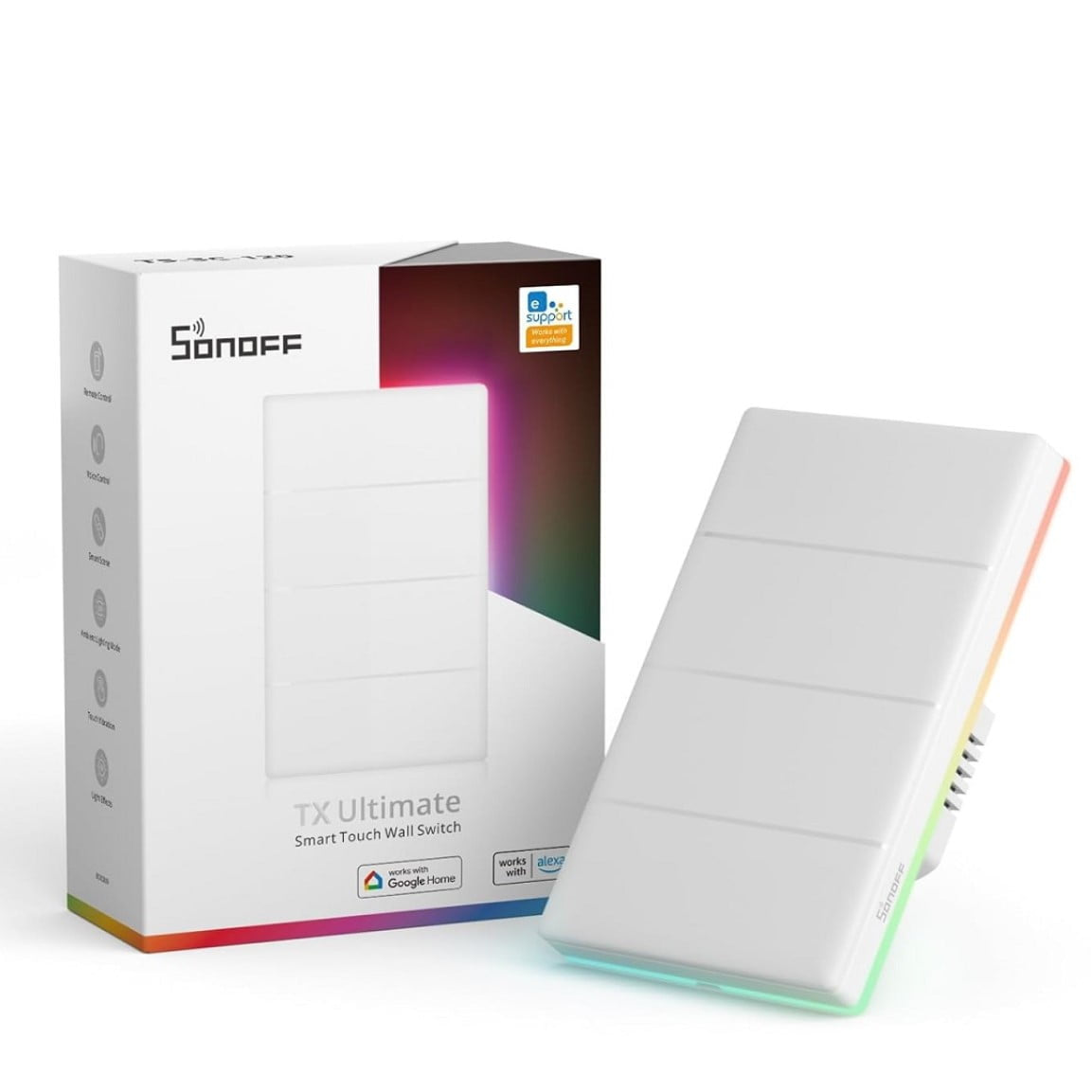 Sonoff TX Ultimate Smart Touch Wall Switch 4CH