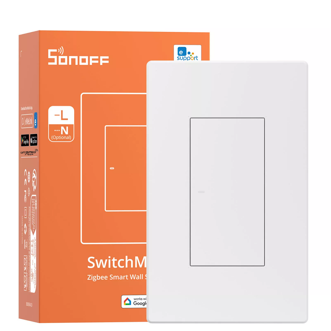 Sonoff Zigbee Smart Wall Switch ZBM5 - No Neutral 1CH