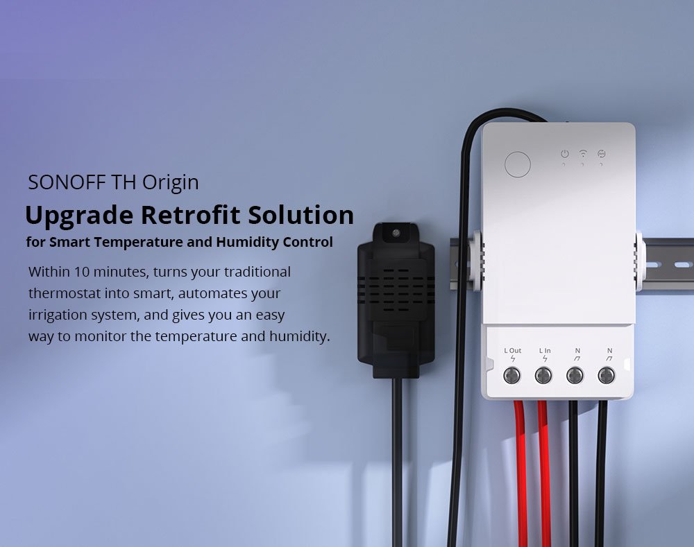 Sonoff TH Origin 16A Temperature & Humidity Smart Switch