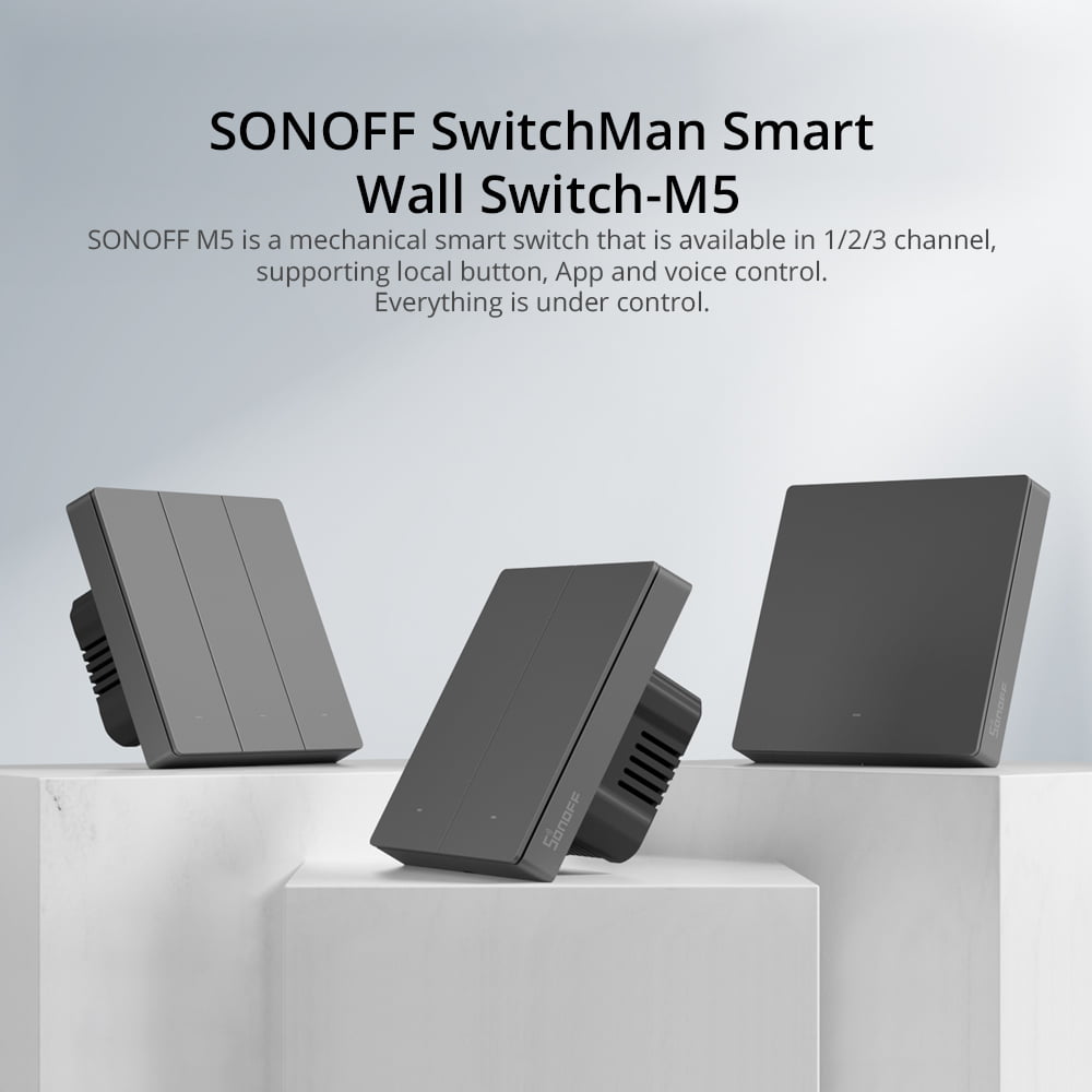 Sonoff M5 Smart WiFi Light Switch 3CH