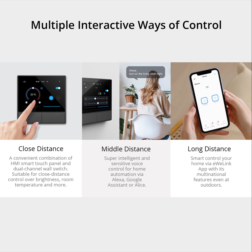 Sonoff NS Panel Smart Scene Wall Switch - US