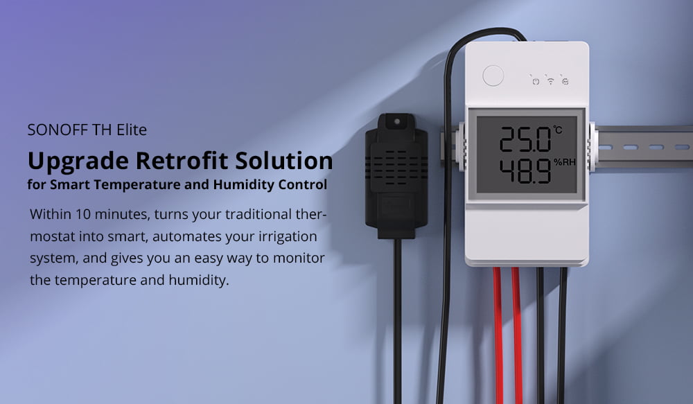 Sonoff TH20 Elite 20A Temperature & Humidity Smart Switch