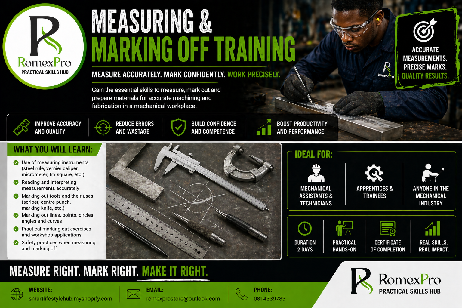 Measuring & Marking Off Training