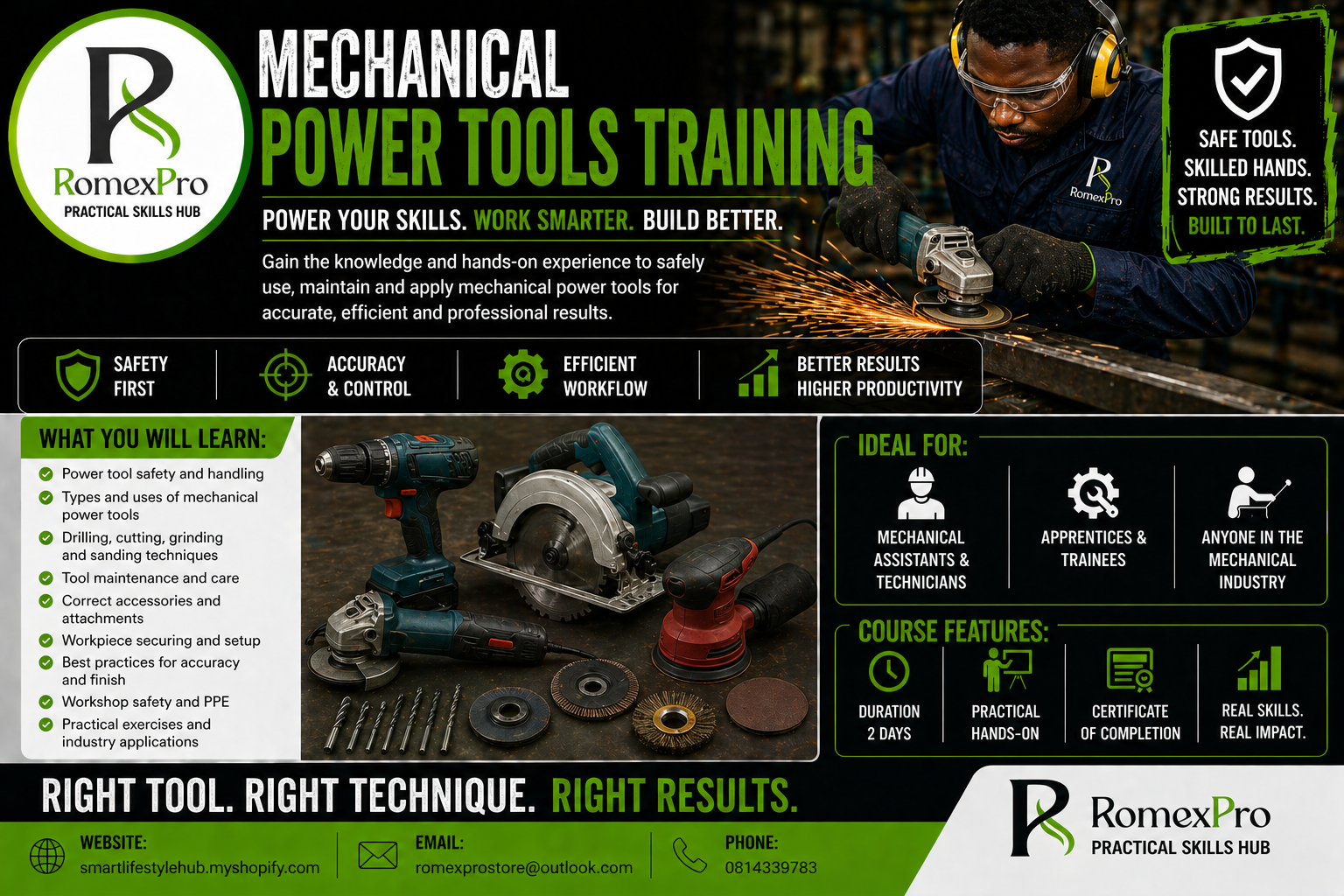 Mechanical Power Tools Training