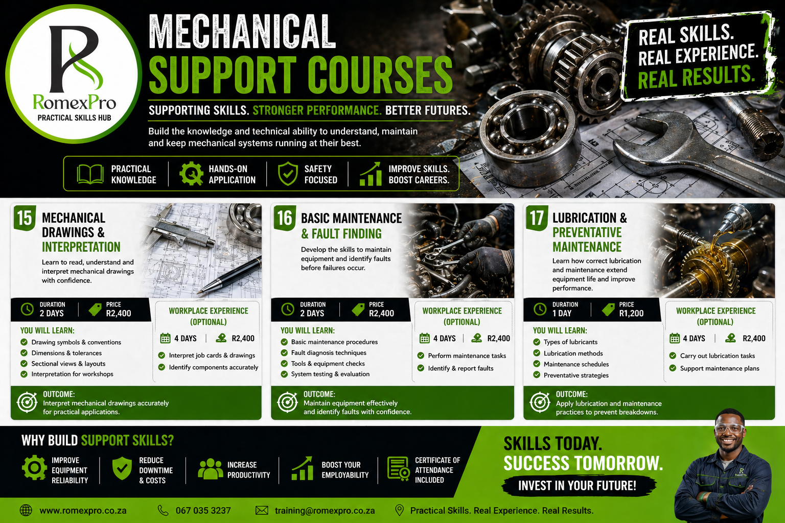 Mechanical Support Courses